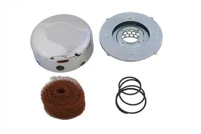 Wyatt Gatling Smooth Chrome J-Slot Air Cleaner for Harley Davidson UL & WL (Part 34-1050) by Wyatt Gatling