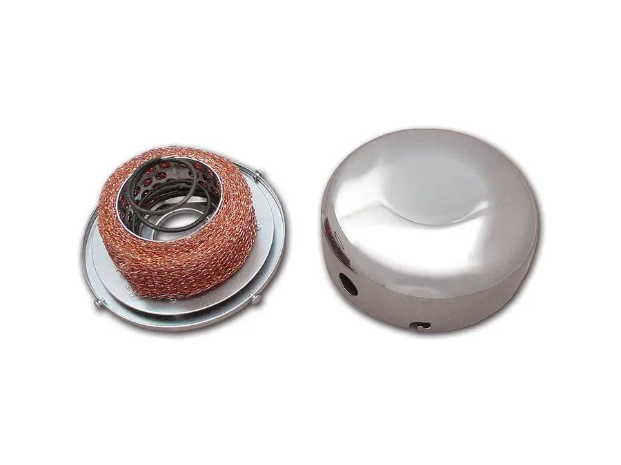 Wyatt Gatling Smooth Chrome J-Slot Air Cleaner for Harley Davidson UL & WL (Part 34-1050) by Wyatt Gatling