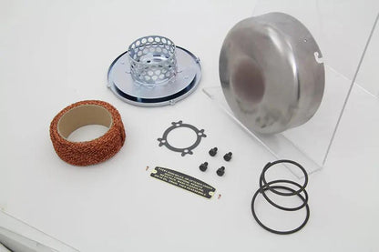 Wyatt Gatling Smooth Raw J-Slot Air Cleaner for Harley Davidson UL & WL Models by Wyatt Gatling