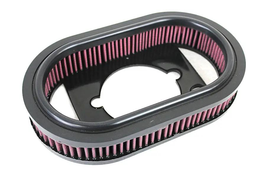 Wyatt Gatling Part 63172A Oblong Air Cleaner Filter for Harley Davidson FLT (1985-1994) by Wyatt Gatling
