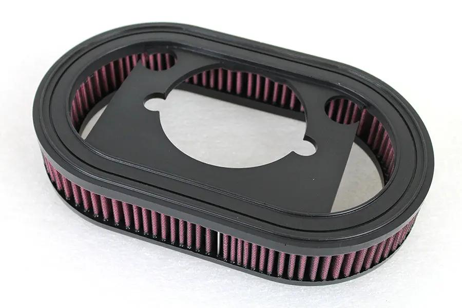 Wyatt Gatling Part 63172A Oblong Air Cleaner Filter for Harley Davidson FLT (1985-1994) by Wyatt Gatling