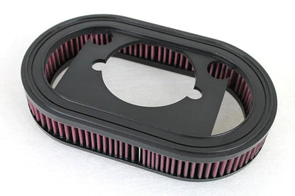 Wyatt Gatling Part 63172A Oblong Air Cleaner Filter for Harley Davidson FLT (1985-1994) by Wyatt Gatling