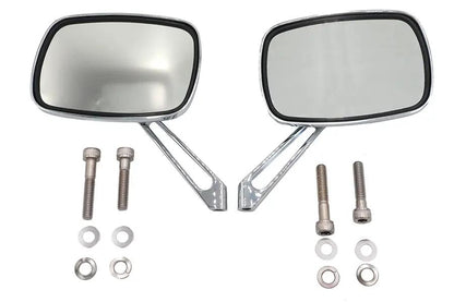 Wyatt Gatling Chrome Eagle Spirit Mirror Set for Harley Davidson 1965-1974 by Wyatt Gatling