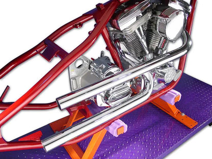Wyatt Gatling Air Cleaner Smooth Chrome for Harley Davidson FXST (1990-1999) by Wyatt Gatling
