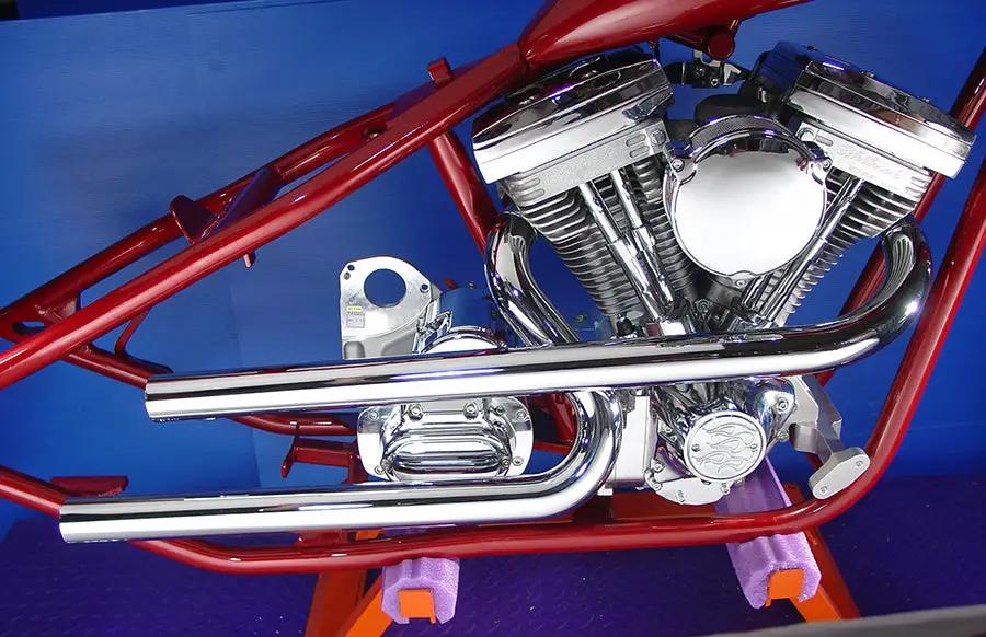 Wyatt Gatling Air Cleaner Smooth Chrome for Harley Davidson FXST (1990-1999) by Wyatt Gatling