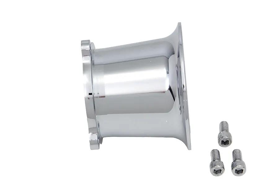 Wyatt Gatling Chrome 2.5 inch Velocity Stack for CV Keihin Carburetors by Wyatt Gatling