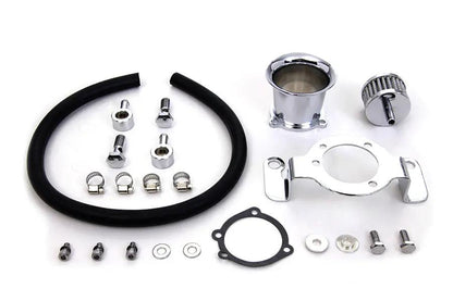 Wyatt Gatling Chrome Velocity Stack Kit for Harley Davidson FXST and FLST Models by Wyatt Gatling