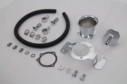 Wyatt Gatling Chrome Velocity Stack Kit for Harley Davidson FXST and FLST Models by Wyatt Gatling