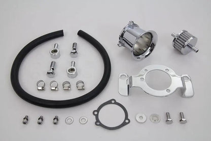 Wyatt Gatling Chrome Velocity Stack Kit for Harley Davidson FXST and FLST Models by Wyatt Gatling