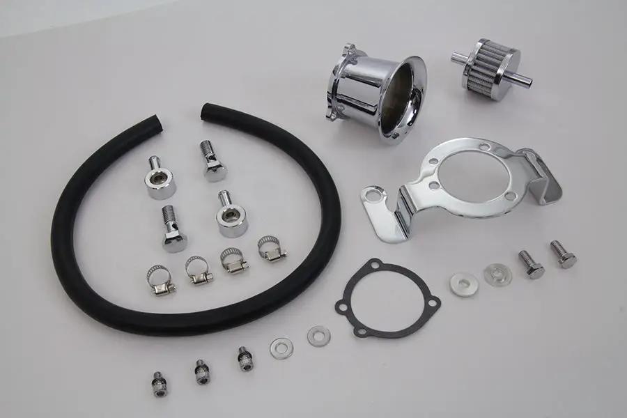 Wyatt Gatling Chrome Velocity Stack Kit for Harley Davidson FXST and FLST Models by Wyatt Gatling