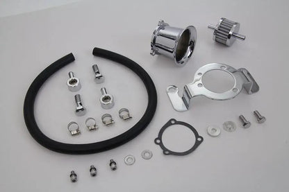 Wyatt Gatling Chrome Velocity Stack Kit for Harley Davidson FXST and FLST Models by Wyatt Gatling