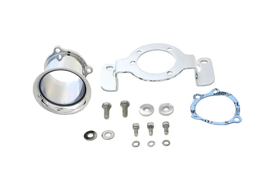 Wyatt Gatling Velocity Stack Kit Chrome for Harley Davidson FXST, FLST, FXR, FXD 1990-1992 by Wyatt Gatling