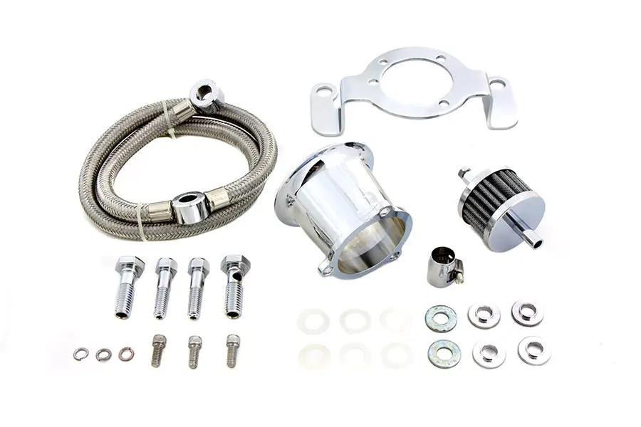 Wyatt Gatling Velocity Stack Kit Chrome for Harley Davidson FXST and FLST (1993-1999) by Wyatt Gatling