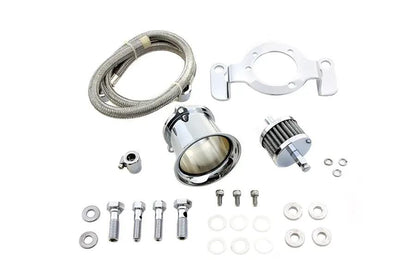 Wyatt Gatling Chrome Velocity Stack Kit for Harley Davidson FXST & FLST Models by Wyatt Gatling