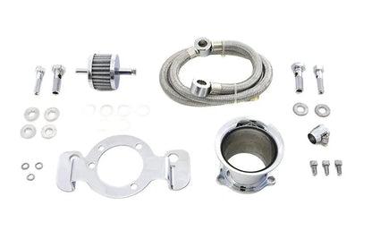 Wyatt Gatling Chrome Velocity Stack Kit for Harley Davidson XL (1991-2000) by Wyatt Gatling