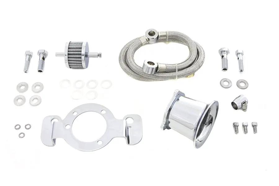 Wyatt Gatling Chrome Velocity Stack Kit for Harley Davidson XL (1991-2000) by Wyatt Gatling