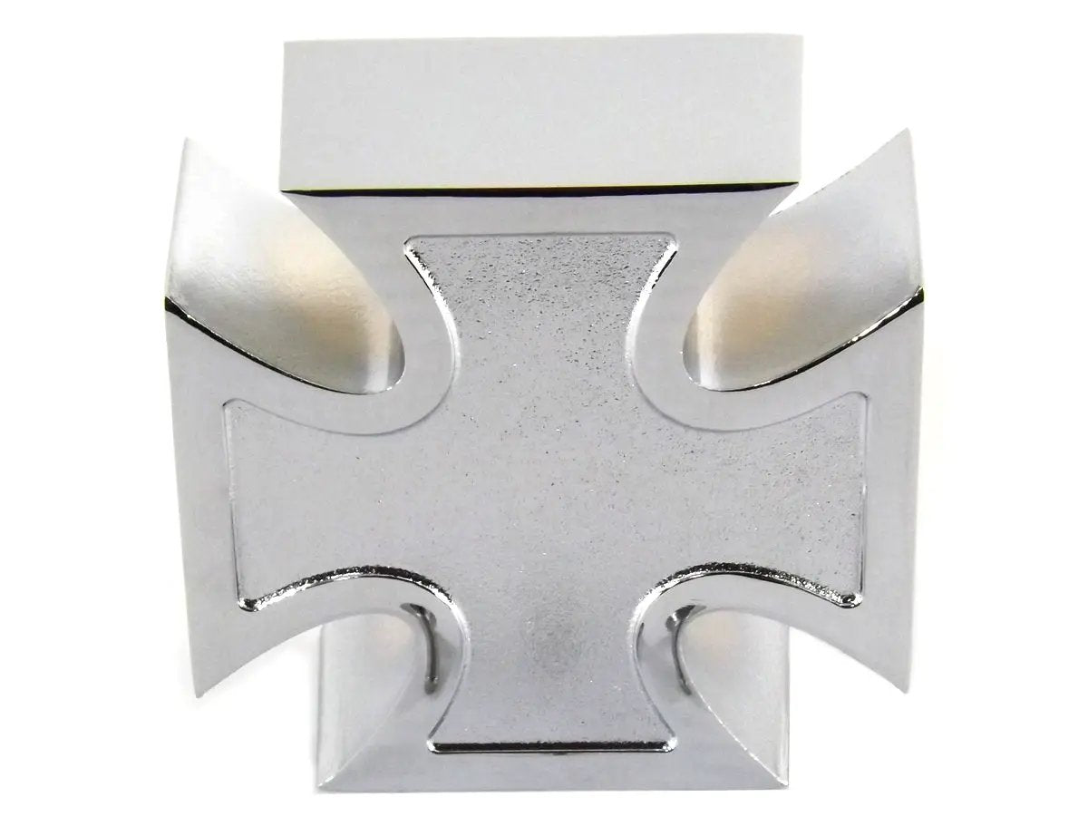 Wyatt Gatling Chrome Maltese Cross Air Cleaner Cover by Wyatt Gatling