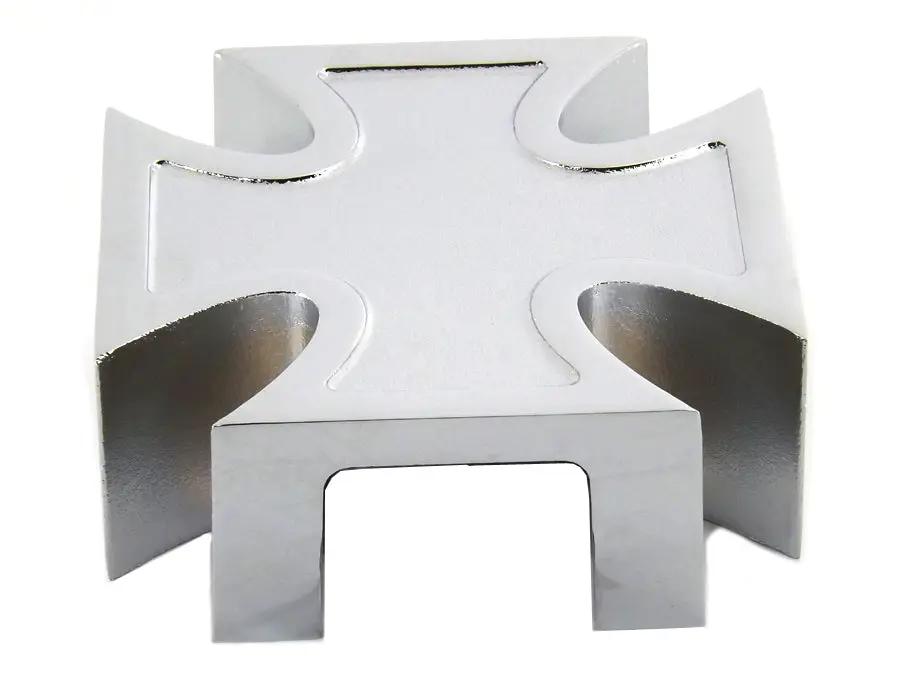 Wyatt Gatling Chrome Maltese Cross Air Cleaner Cover by Wyatt Gatling
