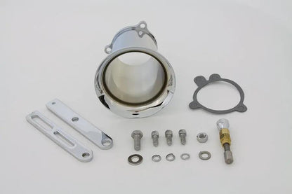 Wyatt Gatling 4 Inch Chrome Super Velocity Stack Kit for S&S Carburetors by Wyatt Gatling