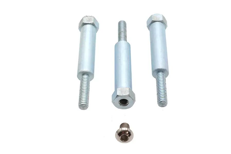 Wyatt Gatling Velocity Air Cleaner Studs (Part No. 34-1182) – Durable Chrome Finish for Enhanced Engine Performance by Wyatt Gatling