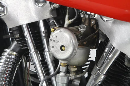 Wyatt Gatling Linkert Carburetor Cover for Harley Davidson W 1936-1945 by Wyatt Gatling