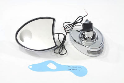 Wyatt Gatling Fairing Mirror Set Chrome for Harley Davidson FLHT by Wyatt Gatling