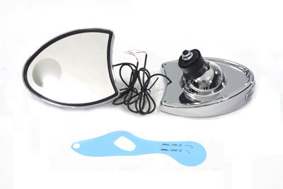 Wyatt Gatling Fairing Mirror Set Chrome for Harley Davidson FLHT by Wyatt Gatling