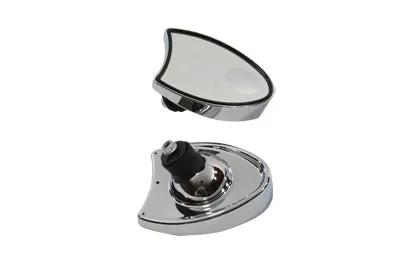 Wyatt Gatling Fairing Mirror Set Chrome for Harley Davidson FLHX and FLHT Models by Wyatt Gatling