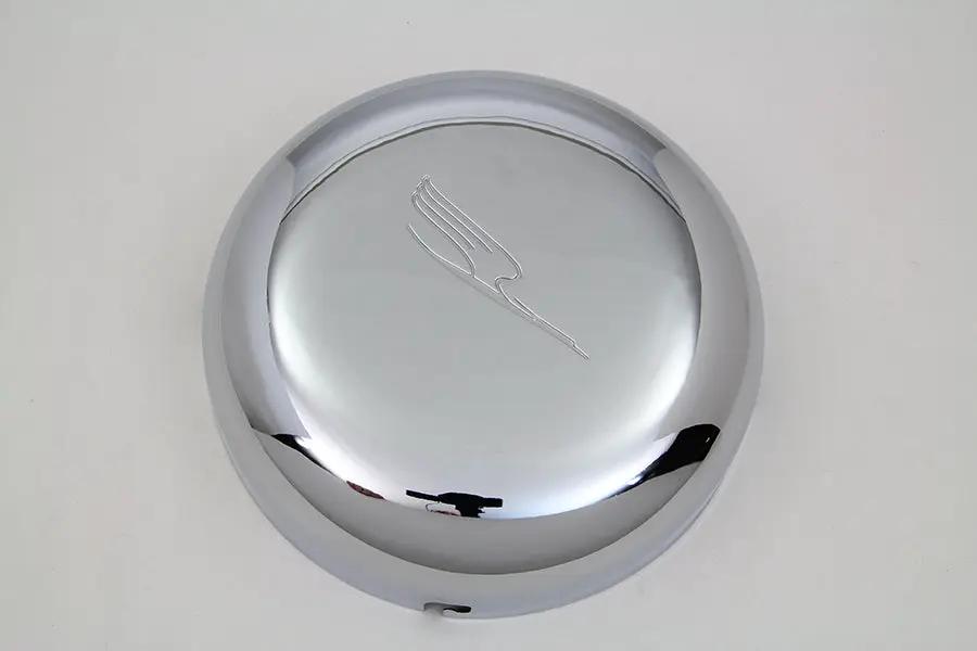 Wyatt Gatling 75791A 7 Inch Bird Style Chrome Air Cleaner Cover for Harley Davidson FL by Wyatt Gatling
