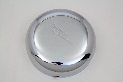 Wyatt Gatling 75791A 7 Inch Bird Style Chrome Air Cleaner Cover for Harley Davidson FL by Wyatt Gatling