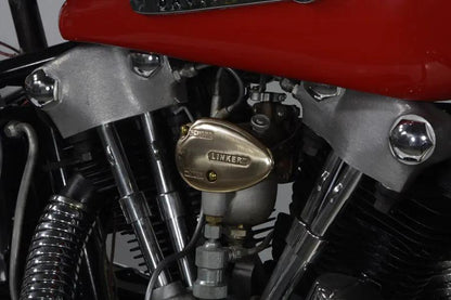 Wyatt Gatling Left Hand Linkert Brass Air Dam for Harley Davidson W (1937-1946) by Wyatt Gatling