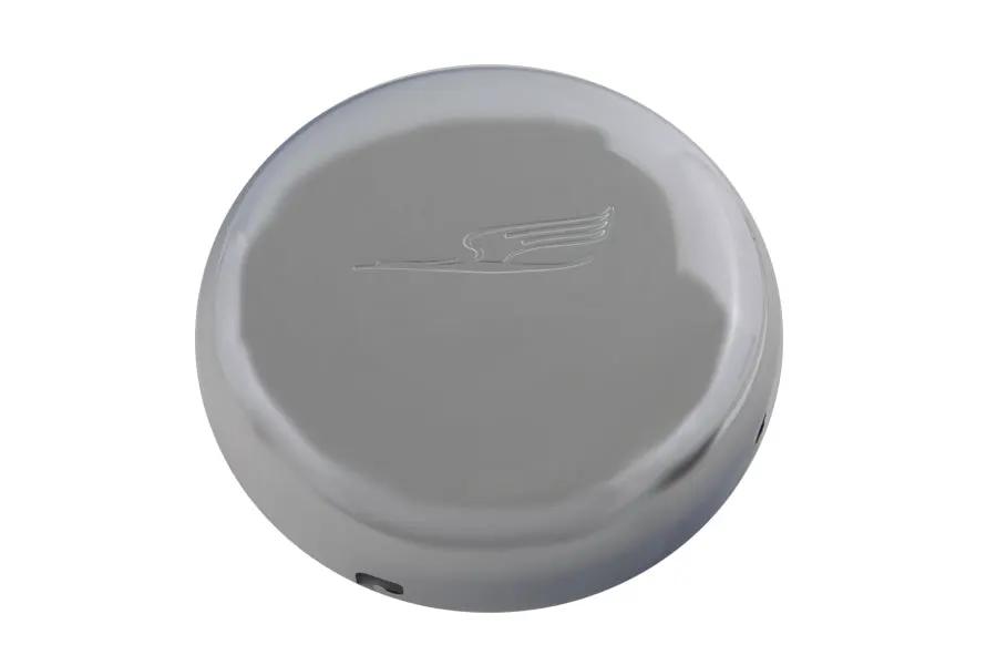 Wyatt Gatling 7 Inch Bird Style Chrome Air Cleaner Cover for Harley Davidson U and W Models by Wyatt Gatling