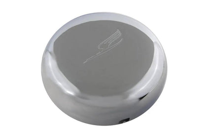 Wyatt Gatling 7 Inch Bird Style Chrome Air Cleaner Cover for Harley Davidson U and W Models by Wyatt Gatling