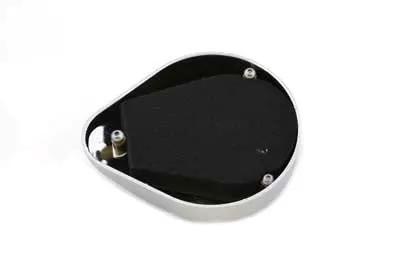 Wyatt Gatling Chrome 5 Inch Teardrop Carburetor Cover for Harley Davidson FXST, FLST, FXR, and FLT Models by Wyatt Gatling