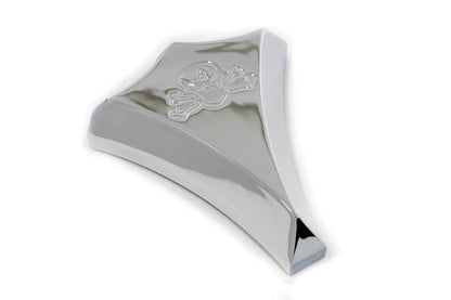 Wyatt Gatling Billet Carburetor Cover Skull Style Chrome for Harley Davidson FXST (1990-1999) by Wyatt Gatling