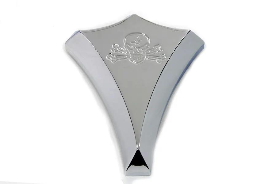 Wyatt Gatling Billet Carburetor Cover Skull Style Chrome for Harley Davidson FXST (1990-1999) by Wyatt Gatling