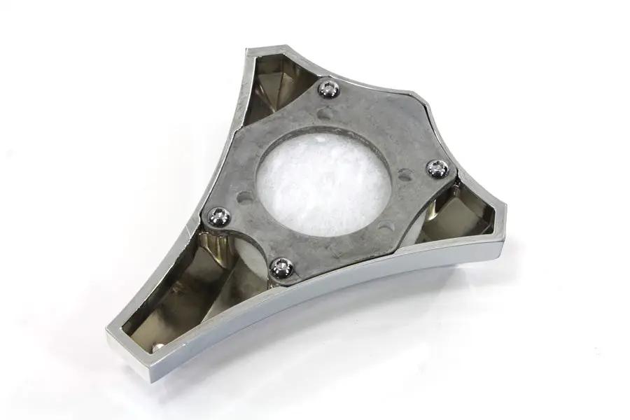Wyatt Gatling Billet Carburetor Cover Skull Style Chrome for Harley Davidson FXST (1990-1999) by Wyatt Gatling