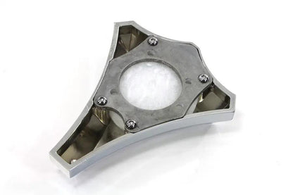 Wyatt Gatling Billet Carburetor Cover Skull Style Chrome for Harley Davidson FXST (1990-1999) by Wyatt Gatling