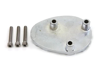 Wyatt Gatling Chrome Finned Carburetor Cover for Harley Davidson FL Models by Wyatt Gatling