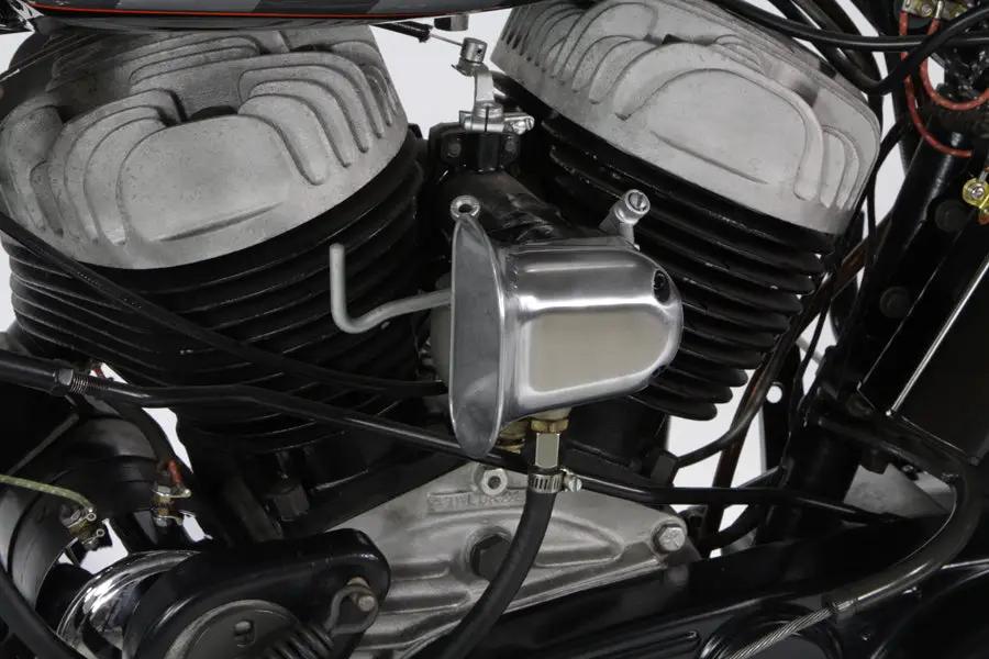 Wyatt Gatling Linkert Carburetor Air Scoop Polished for Harley Davidson FL Models by Wyatt Gatling