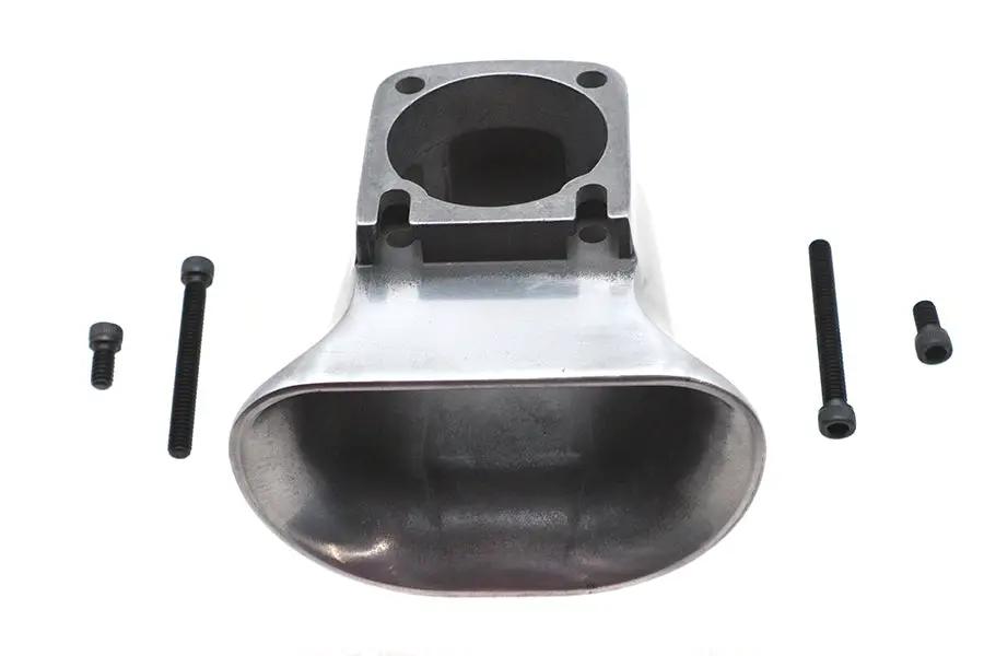 Wyatt Gatling Linkert Carburetor Air Scoop Polished for Harley Davidson FL Models by Wyatt Gatling