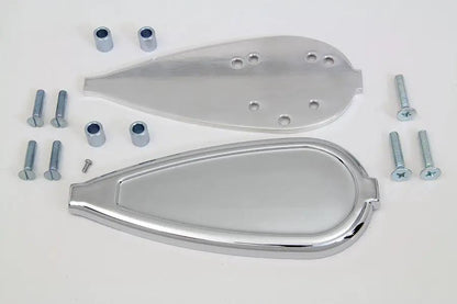 Wyatt Gatling Teardrop Carburetor Cover Kit for Harley Davidson W Models by Wyatt Gatling