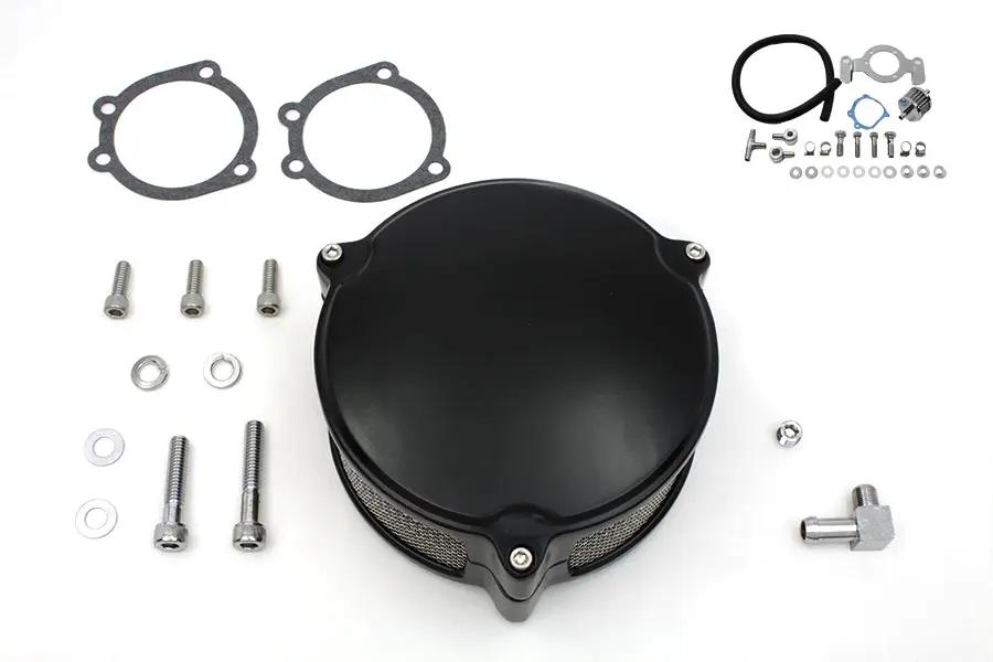 Wyatt Gatling New Era Air Cleaner Kit in Black for Harley Davidson FXST and FLST Models by Wyatt Gatling