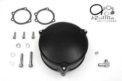 Wyatt Gatling New Era Air Cleaner Kit in Black for Harley Davidson FXST and FLST Models by Wyatt Gatling