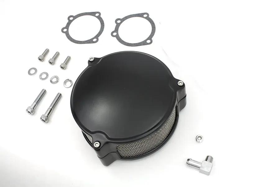 Wyatt Gatling New Era Air Cleaner Kit in Black for Harley Davidson FXST and FLST Models by Wyatt Gatling