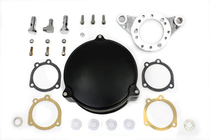 V-Twin Black Wyatt Gatling Air Cleaner Assembly for Harley Davidson XL (1991-2000) by V-Twin