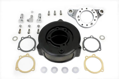 V-Twin Black Wyatt Gatling Air Cleaner Assembly for Harley Davidson XL (1991-2000) by V-Twin