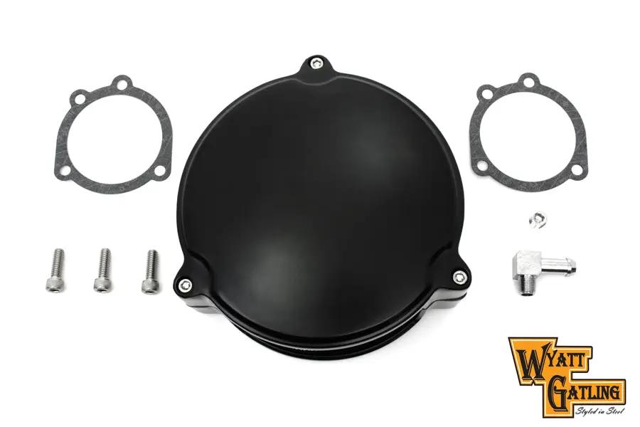 Wyatt Gatling Black New Era Smooth Air Cleaner for Harley Davidson FXST Models by Wyatt Gatling