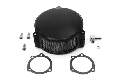 Wyatt Gatling Black New Era Smooth Air Cleaner for Harley Davidson FXST Models by Wyatt Gatling