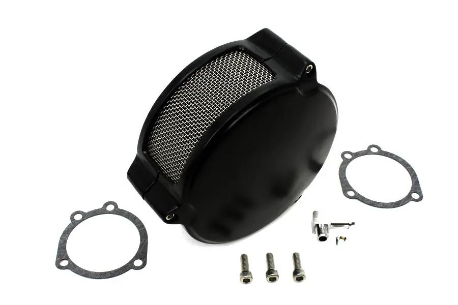 Wyatt Gatling Black New Era Smooth Air Cleaner for Harley Davidson FXST Models by Wyatt Gatling